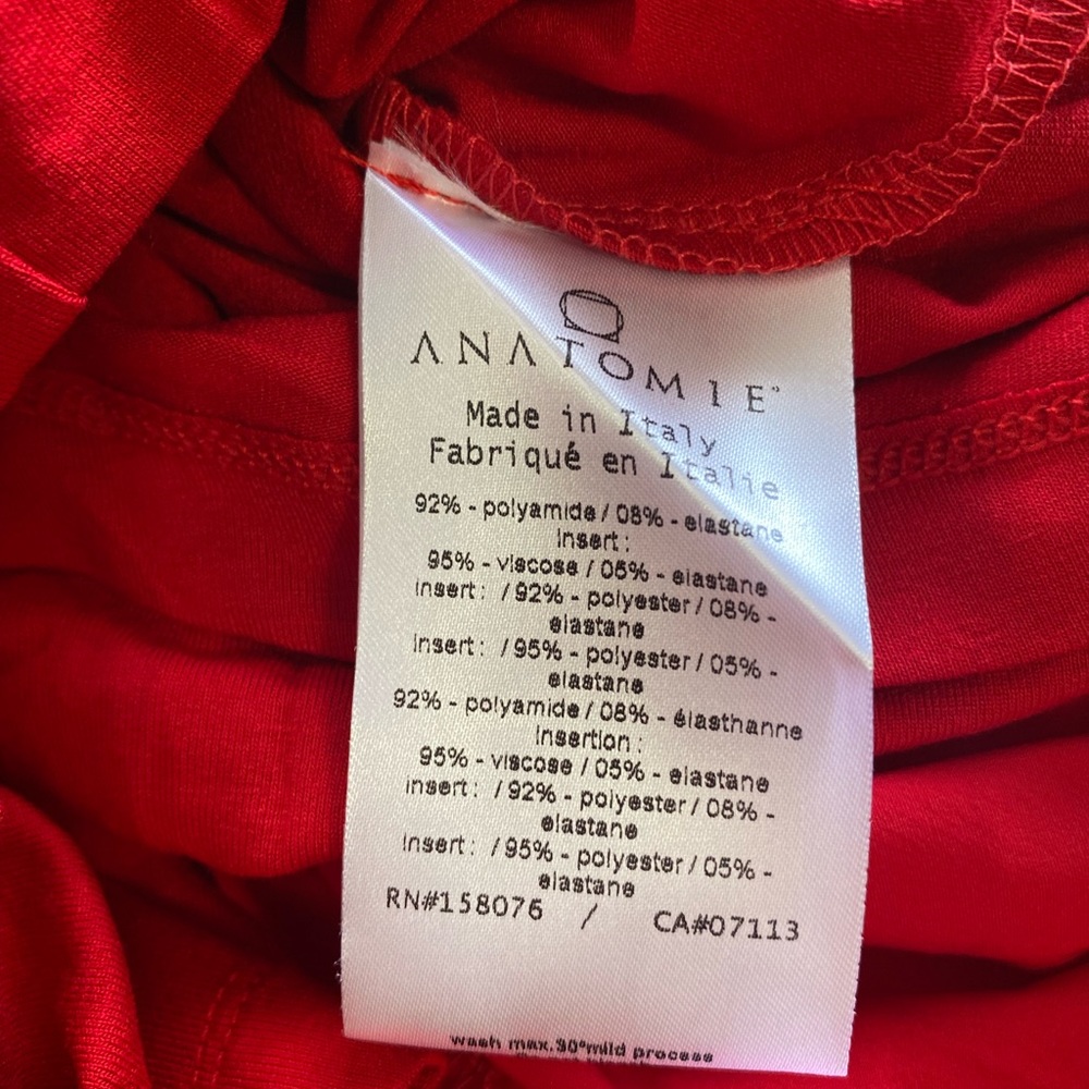 Anatomie Suzzette Sport Luxe Skort Atomic Red NWOT - Picture 9 of 10
